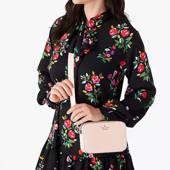 Kate Spade Madison Mini Camera Bag Crossbody Conch Pink nwt - Picture 9 of 10